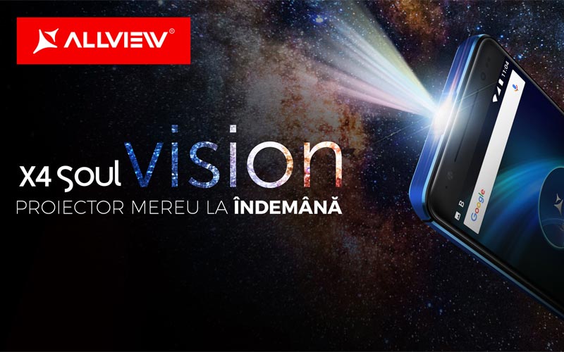 Allview X4 Soul Vision este un telefon cu proiecție laser Allview X4 Soul Vision