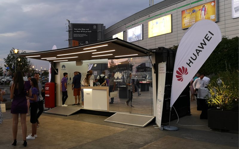 Caravana Magic Box de la Huawei