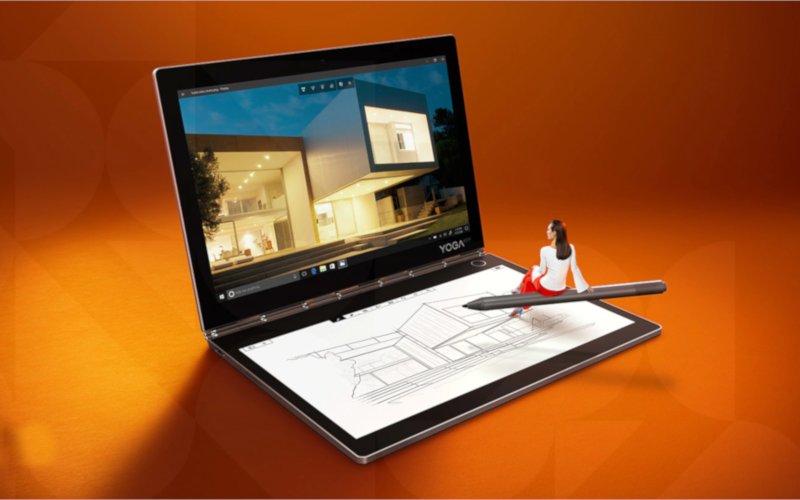 Lenovo Yoga Book cu ecran E Ink