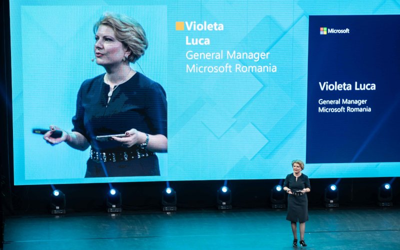 Violeta Luca la Microsoft Business Summit 2018