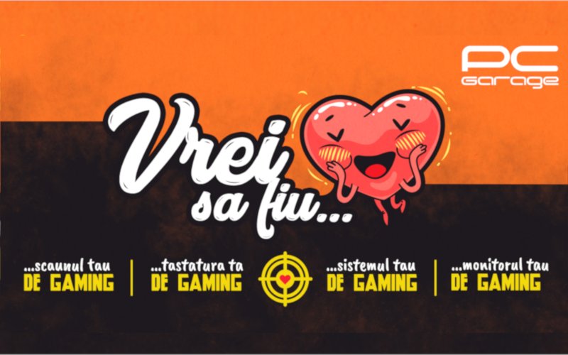 PC Garage dă startul la un Valentine’s Day pentru pasionați de jocuri Campania PC Garage “Vrei sa fiu…. a ta de gaming?”