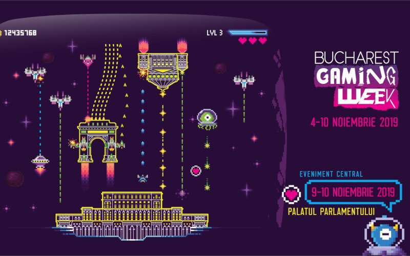 În toamnă, gamerii iau cu asalt Palatul Parlamentului la Bucharest Gaming Week Bucharest Gaming Week - noiembrie 2019