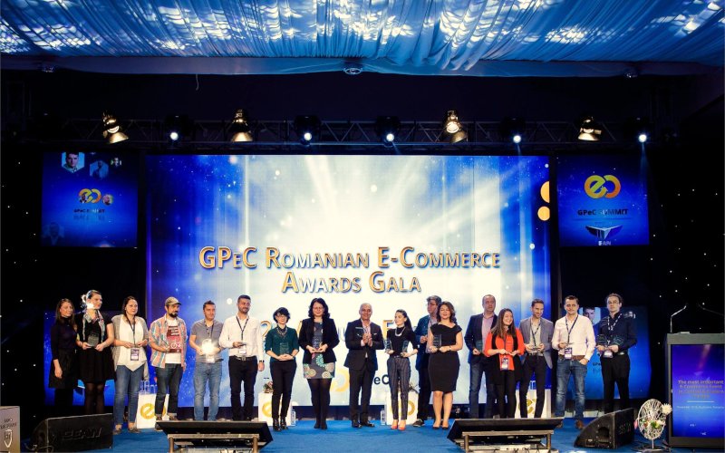 77 de magazine online concurează pentru titlul de Magazinul Anului în E-Commerce în cadrul Competiției GPeC 2019 GPeC Awards Gala