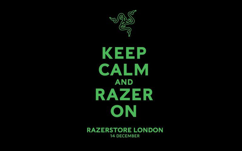 Razer deschide primul RazerStore din Europa în Londra pe 14 Decembrie Deschiderea magazin RezerStore in Londra