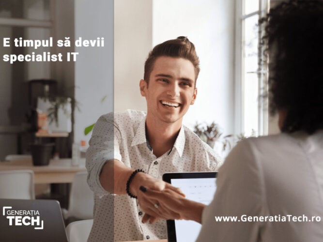 Au început înscrierile la cursurile Generația Tech 2021, programul care îi ajută pe absolvenți să se angajeze în IT Generatia Tech 2021