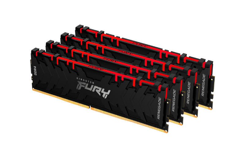 Kingston dezvăluie Kingston FURY, un nou brand destinat pasionaților de gaming și PC Kingston FURY Renegade DDR4 RGB