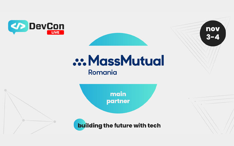 MassMutual România – Sponsor Principal la DevCon Live 2021 MassMutual România –Sponsor Principal la DevCon Live 2021