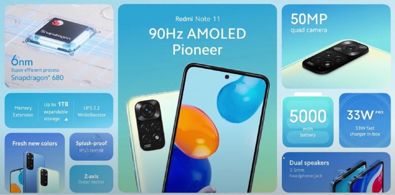 Redmi Note 11 specificatii si pret