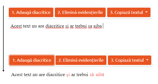 site online scriere diacritice