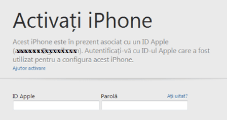 activare iphone deblocat orange icloud