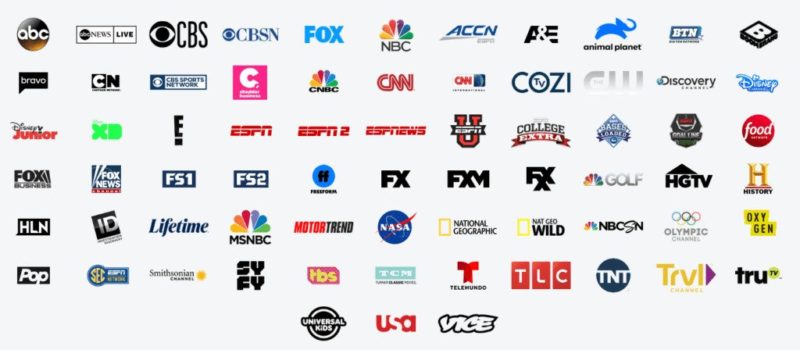lista posturi TV Hulu