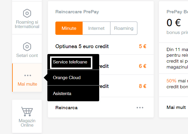 service telefoane orange