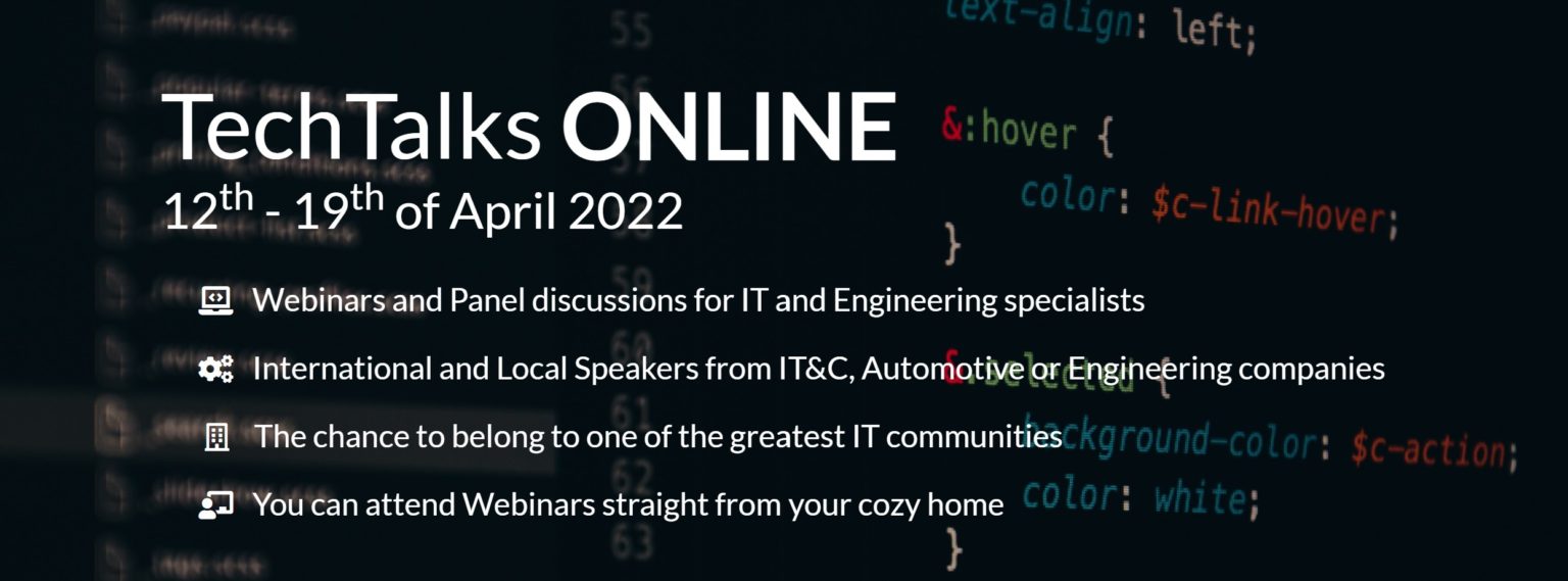 TechTalks – Cum sa alegi webinariile si conferintele care ti se potrivesc techtalks
