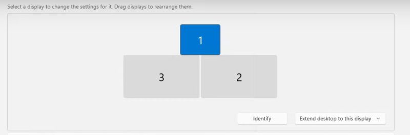 Număr de monitoare disponibile Windows 11