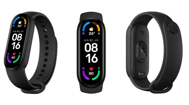 Xiaomi Band 6 design