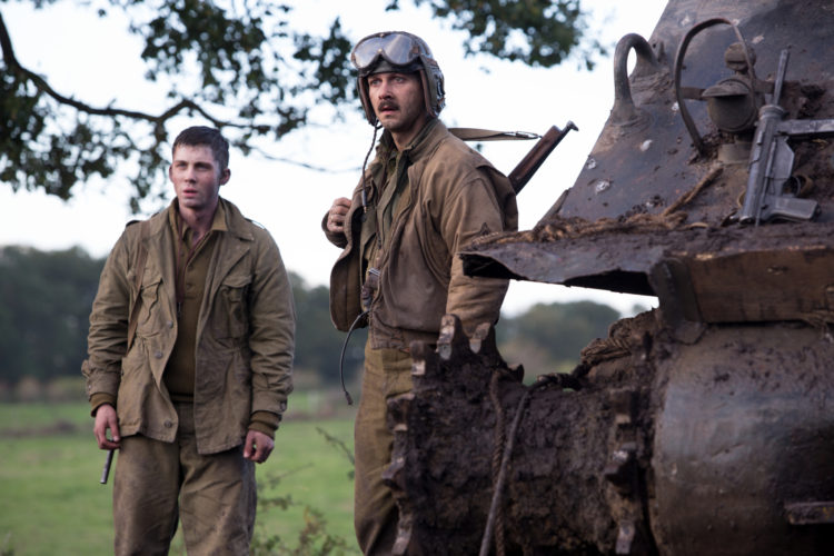 Brad Pitt, Shia LaBeouf, Logan Lerman