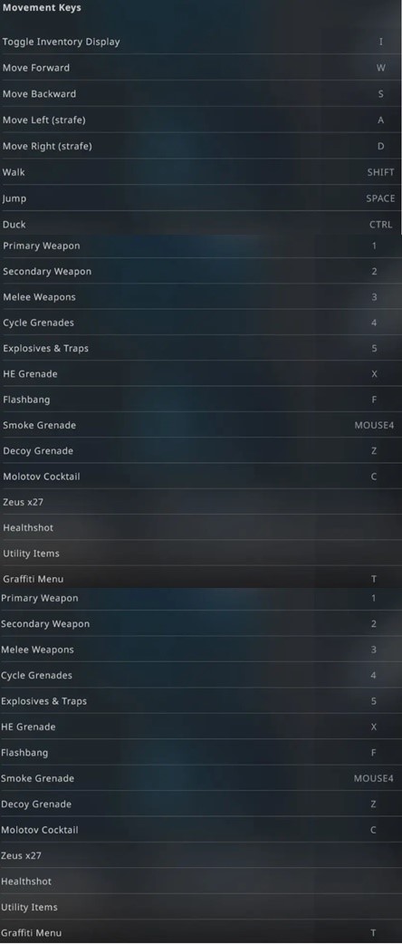Setări CS GO: setări să tragi mai bine, setări CS GO pentru FPS, setări CS GO audio, grafice 7 Personalizare comenzi tastatură