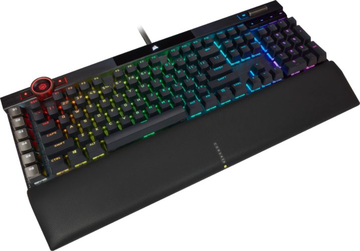 Cele mai bune tastaturi pentru gaming 1 Corsair K100 tastatură pentru gaming cu Razer Chroma RGB
