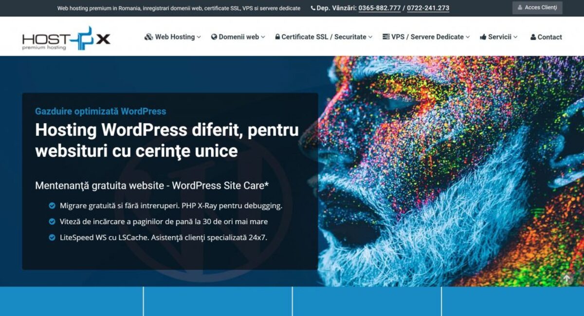 Cel mai bun hosting pentru WordPress din România în 2024: Top 7 oferte de pe piață 2 HostX.ro găzduire WordPress cu mentenanță gratuită