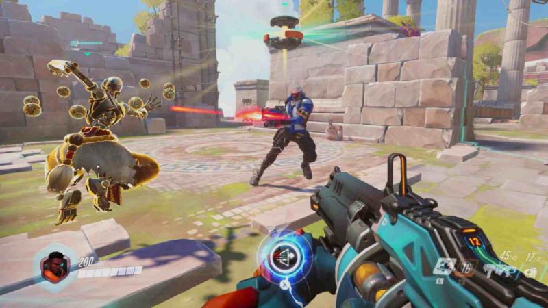 Overwatch este un multiplayer first-person shooter produs de Blizzard