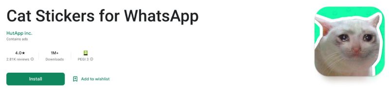 Cat Stickers for WhatsApp, potrivită pentru iubitorii de pisici