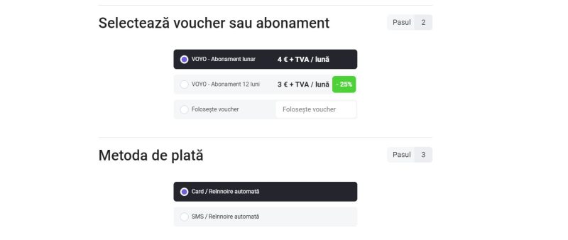 Cât costă abonamentul Voyo România