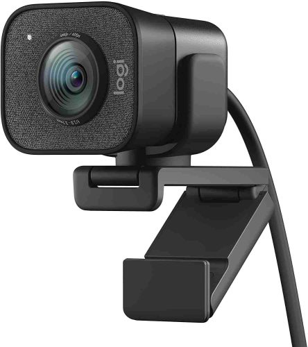 Logitech StreamCam. Are un design inteligent, încadrare automată cu inteligență artificială, microfoane stereo și filmează video Full HD la 60 de cadre pe secundă