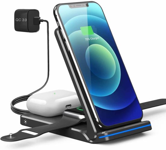 Pendrajec foldable wireless charging station