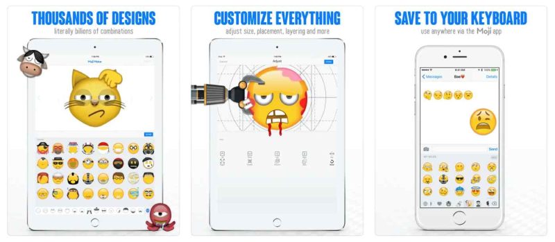 Moji Maker, aplicație produsă de AppMoji, Inc.
