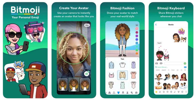 Bitmoji, aplicație dezvoltată de Biestrips