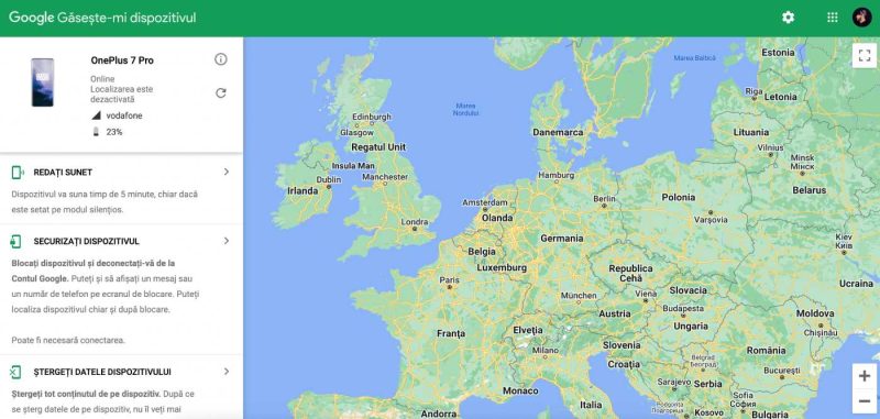 Google Find My Device, aplicație oferită de Google
