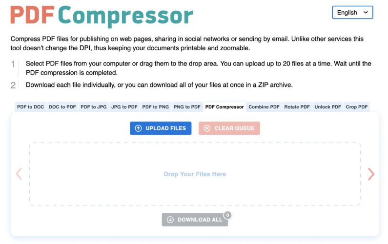 Comprimare PDF. Top cele mai bune instrumente de comprimare PDF 7 PDF Compressor este un instrument simplu și eficient de comprimare a fișierelor, cu interfață drag and drop