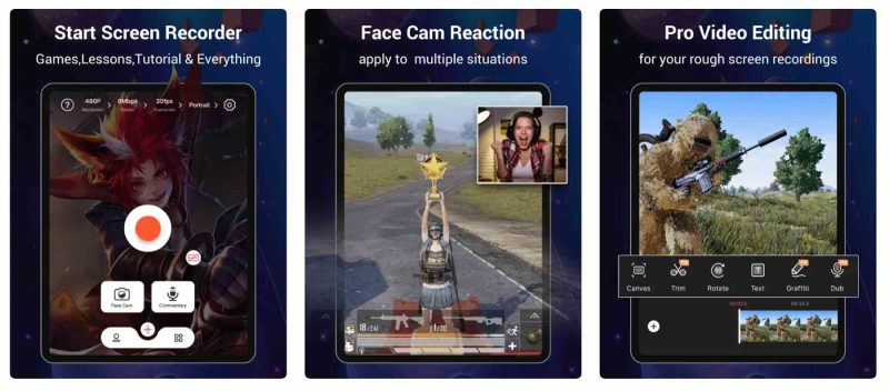Aplicația Screen Recorder V a fost lansată în anul 2018