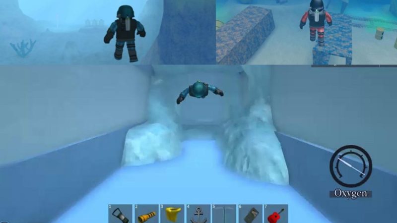 Scuba Diving at Quill Lake, joc subacvatic