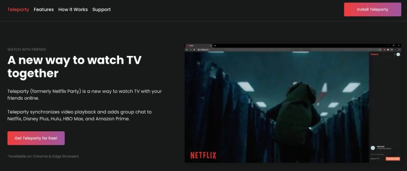 5 funcții ascunse Netflix pe care ar trebui să le încerci 2 Teleparty Browser Extension