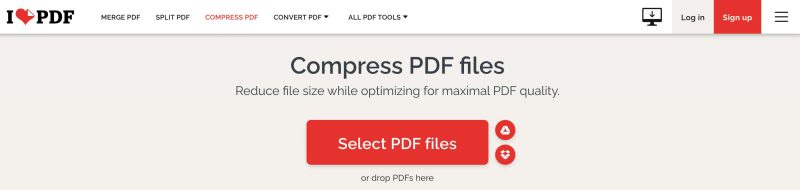 Comprimare PDF. Top cele mai bune instrumente de comprimare PDF 4 iLovePDF compatibil multiplatformă, este o unealtă folositoare și rapida pentru documentele .pdf