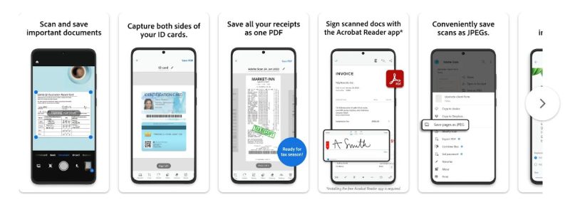 Adobe Scan ajuta la scanare si salvare documente