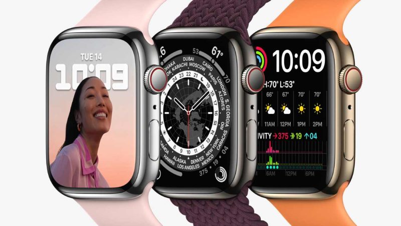 Apple Watch Series 7 are un design mai rotunjit, dimensiuni mai mari ale carcasei și încărcare mai rapidă
