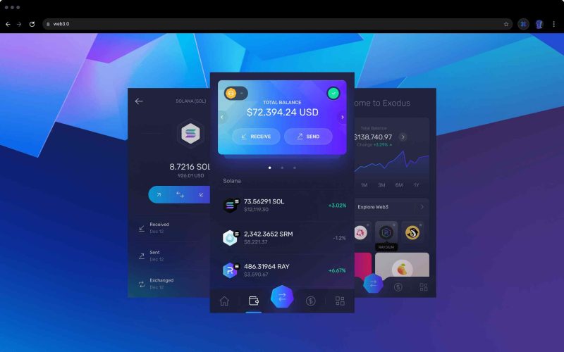 Exodus oferă posiblitatea de a stoca peste 150 de criptomonede