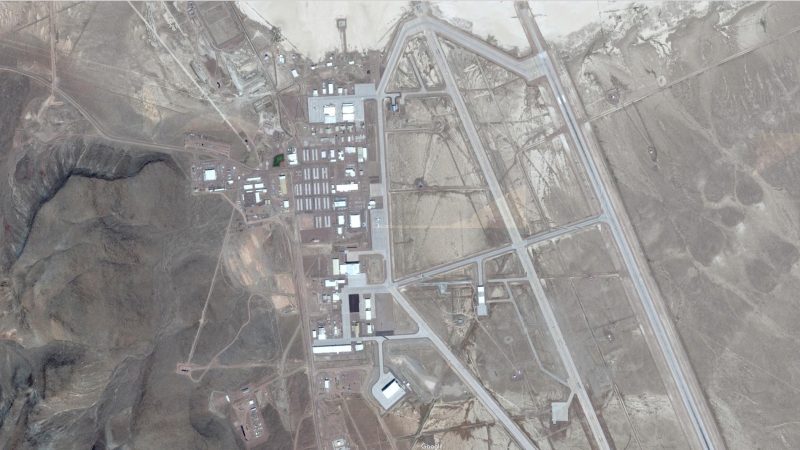 Fotografie din aer Area 51