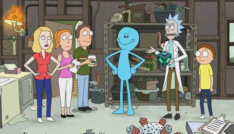 Beth, Summer, Jerry, un Meeseks, Rick și Morty