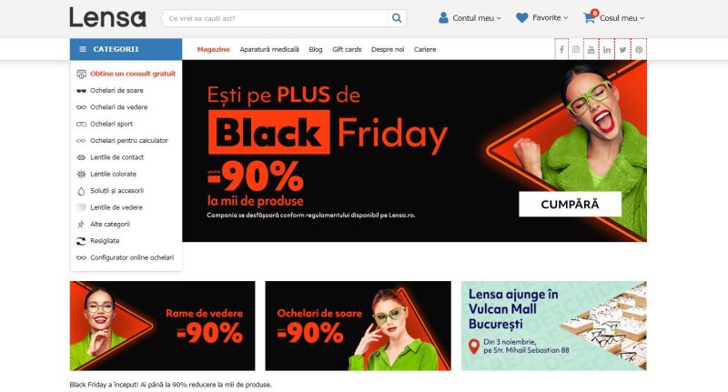 Imagine Black Friday 2022 la Lensa