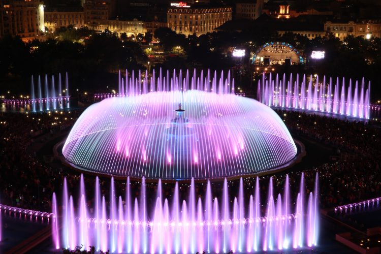 Priveliste asupra Fantanilor din Bucuresti