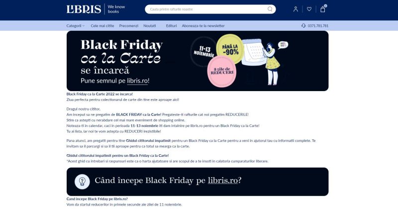 Ghid Black Friday Libris