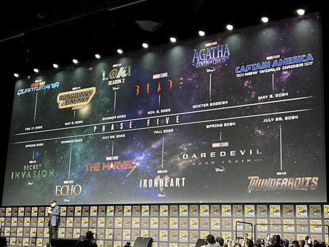 Imagine prezentare Faza 5 a Universului Marvel
