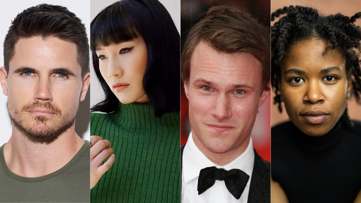 Robbie Amell, Meng-er Zhang, Hugh Skinner, Christelle Elwin