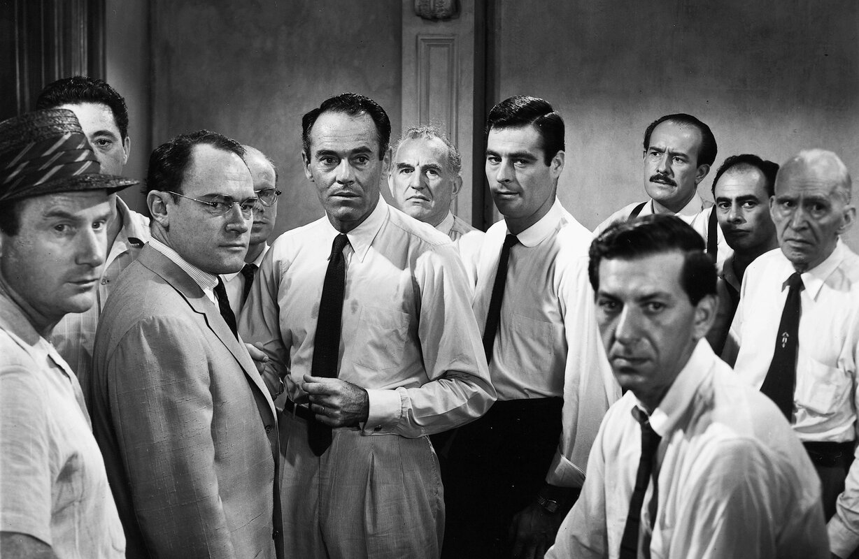 15 filme ale anilor 50 care demonstrează puterea cinematografiei 1 Fotografie cu actorii din 12 Angry Men