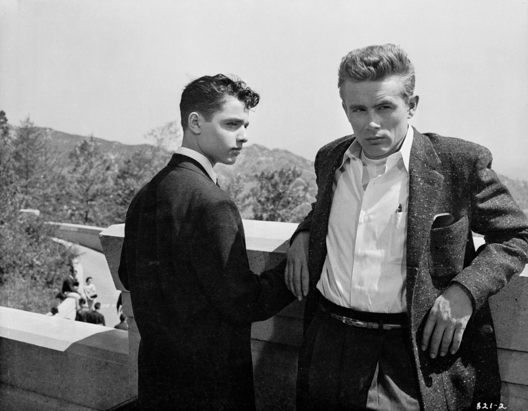 Fotografie cu actorii James Dean, Sal Mineo