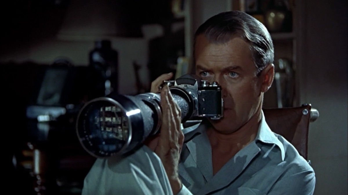 James Stewart în Rear Window