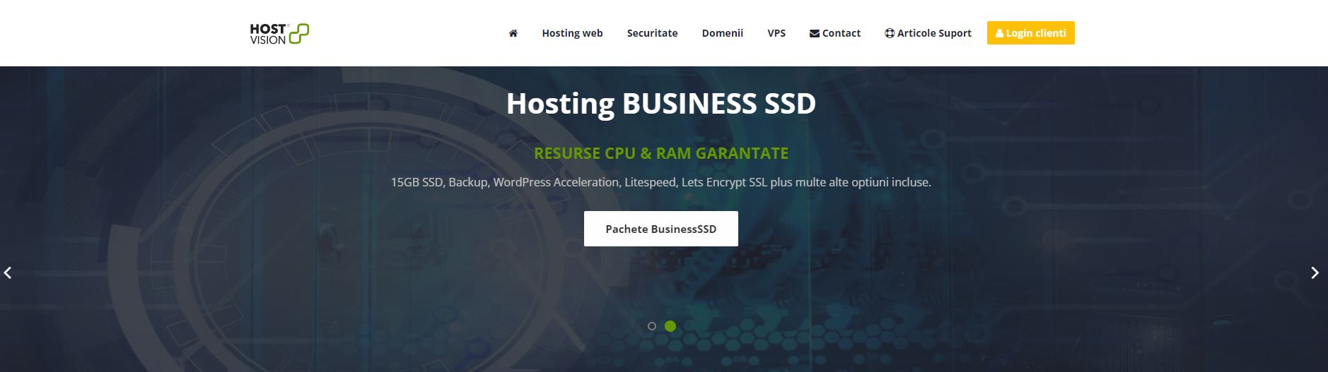 Pagina de acasă Hostvision